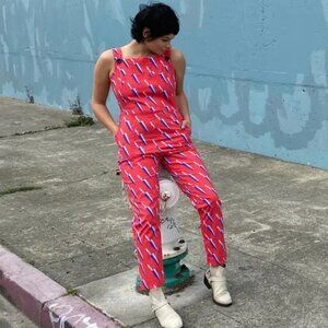 Nooworks Rare Red Knife Print Jordan Overalls